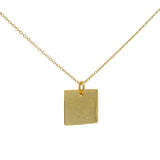 Collier doré médaille "amis pour la vie" 42cm