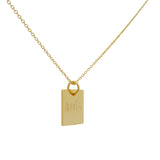 Collier doré médaille "amis pour la vie" 42cm
