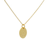 Collier doré médaille "you are my lucky" 42cm