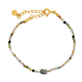 Golden duo stone bracelet
