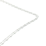 925 silver necklace with small squares