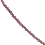 Collier doré en grenat avec perle de culture au centre 38 cm