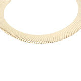 Gold bracelet with flat mirror mesh