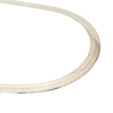 Collier en argent 925 maille miroir 42 cm