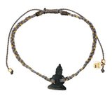 Bracelet cordon bouddha nacre