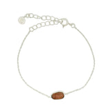 925 silver and stone bracelet