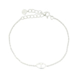 925 silver bracelet with small anchor link
