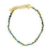 Gold bracelet and pearl mix