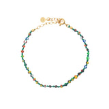 Gold bracelet and pearl mix