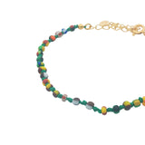 Gold bracelet and pearl mix