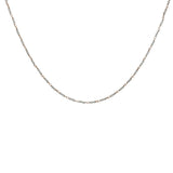 Collier doré avec duo quartz rose 42 cm
