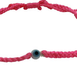 White eye neon cord bracelet