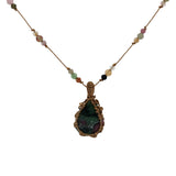 Collier johri bazar pierre tissé