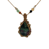 Collier johri bazar pierre tissé