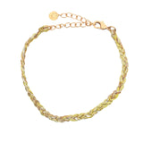 Braided cord and chain PM bracelets