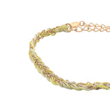 Braided cord and chain PM bracelets