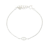 925 silver bracelet with zircon eye