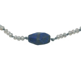 Bracelet doré duo de lapis lazulis et labradorite