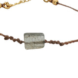 Rectangle natural stone bracelet