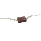 Rectangle natural stone bracelet
