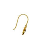 Boucles d'oreilles dorées soleil labradorite