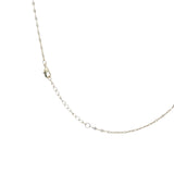 Collier doré maille ovale ciselée 1,6 mm