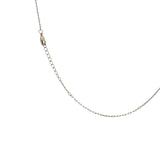 Collier doré maille rectangle 1 mm