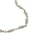 Collier doré avec duo labradorite 60 cm
