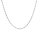 Collier doré avec duo iolite 60 cm