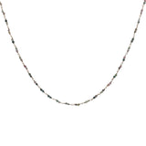 Collier doré avec duo tourmaline 60 cm