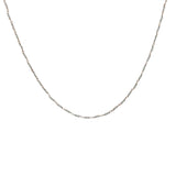 Collier doré avec duo quartz rose 60 cm