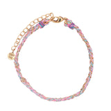 GM braided cord and chain bracelets