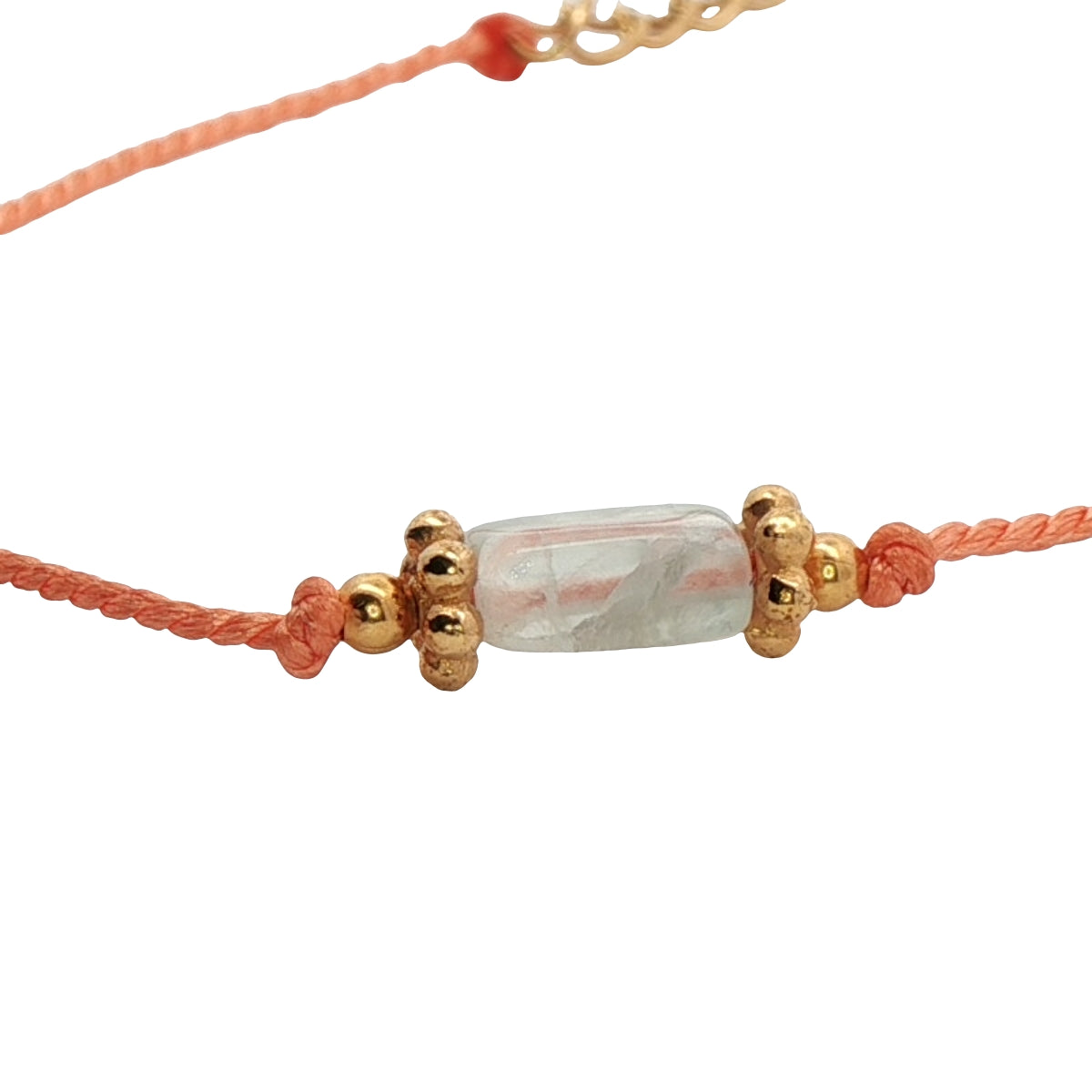 Bracelet cordon et pierre