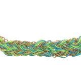 GM braided cord and chain bracelets