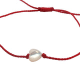 Bracelet doré fil rouge