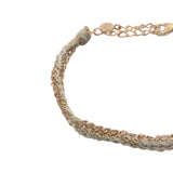 GM braided cord and chain bracelets