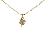 Collier doré trèfle 38 cm