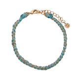 GM braided cord and chain bracelets