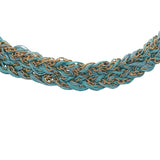 GM braided cord and chain bracelets