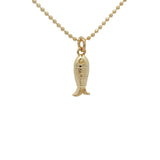 Collier doré poisson 38 cm