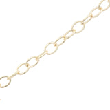 Collier doré croix baroque avec onyx noire 60 cm