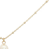 Collier doré perle d'eau douce 42 cm