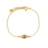 Openwork eye bracelet
