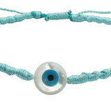 Turquoise cord eye bracelet