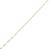 Gold necklace with cabochon stone and zircons