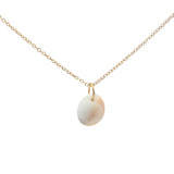 Collier doré petit oeil de Sainte Lucie 42 cm