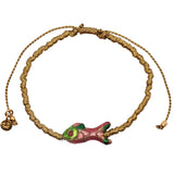 Fish cord bracelet