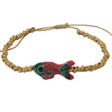 Fish cord bracelet