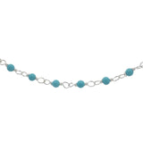 Santa Maria Necklace in 925 Silver and Turquoise