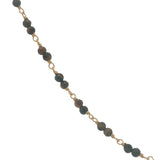 Collier doré avec duo oeil de tigre 50 cm